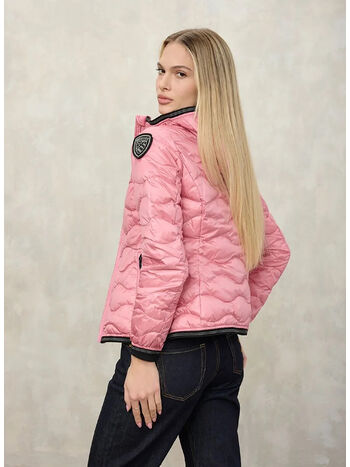 PIUMINO CON CAPPUCCIO CAMELIA, 409 PINK, small