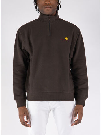 FELPA HALF ZIP AMERICAN SCRIPT, 47XX, small