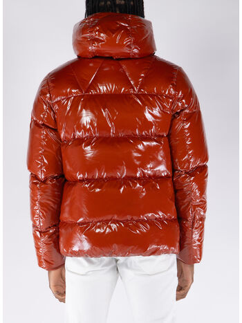 PIUMINO CON CAPPUCCIO, 553 PICCANTE RED, small