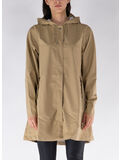 GIACCA CON CAPPUCCIO A-LINE IMPERMEABILE, 24 SAND, thumb