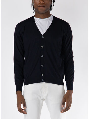 CARDIGAN CON SCOLLO A V, 890, small