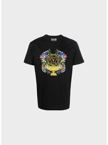 T-SHIRT V-EMBLEM GARDEN, 899 BLACK, small