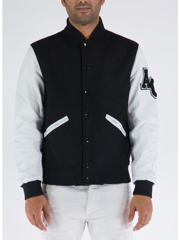 GIACCA VARSITY COLLEGE, BLACK, large