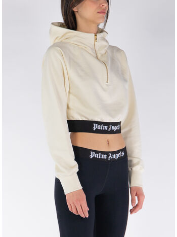 FELPA HOODIE  LOGO TAPE ZIPPED, 0310, small