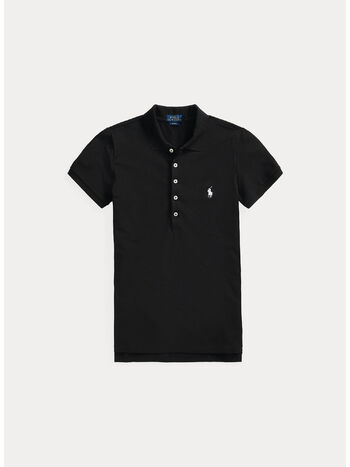 POLO JULIE, POLO BLACK/WHITE, small