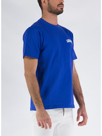T-SHIRT S/S UNIVERSITY SCRIPT, 1FPXX LAZURITE WHITE, small