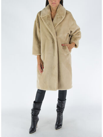 CAPPOTTO IN PELLICCIA, 002 PANC, small