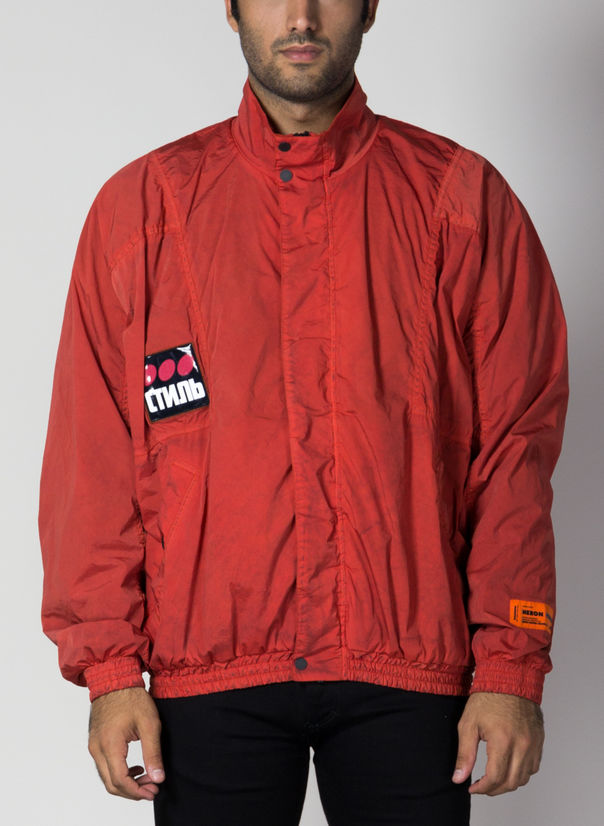 GIUBBOTTO WINDBREAKER WASHED, RED, large