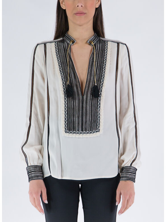 CAMICIA, E84 BURRO/NERO, medium