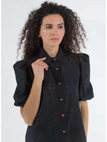 CAMICIA COCCIO, 0002-NERO, small