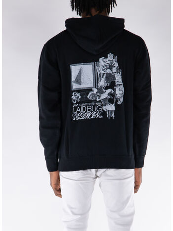 FELPA HOODIE YUSUKE ISAO, 89.67 BLACK, small