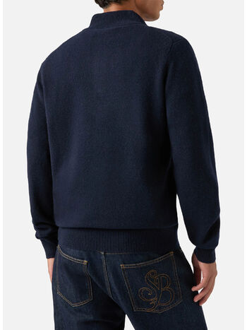MAGLIONE JERMYN, 00044M 62 NIGHT BLUE, small