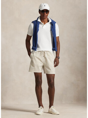 BOXER TRAVELER CLASSICI 14,5 CM, COASTAL BEIGE SEERSUCKER, small