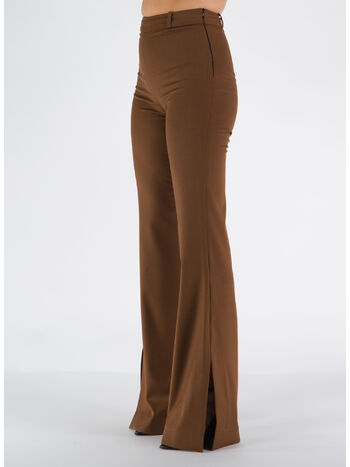 PANTALONE A CAMPANA THE VICTORIA WOOL, BRONZE, small