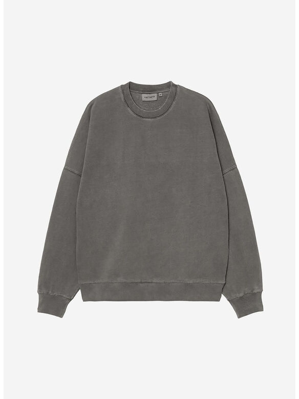 FELPA GIROCOLLO VISTA, 89GD BLACKGARMENTDYED, medium