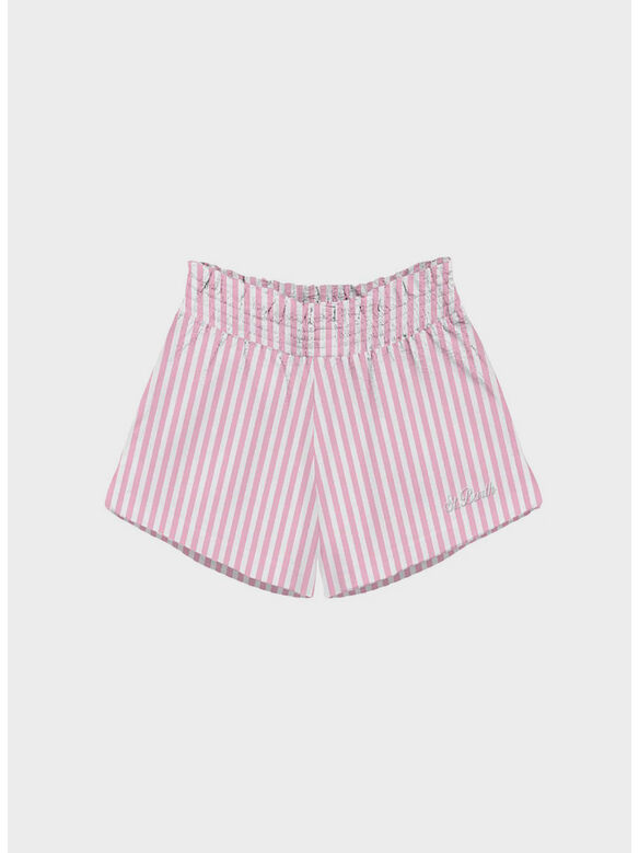 SHORTS MEAVE, 01365L COTTONSBBEACHSTRIPESV21EMB, medium