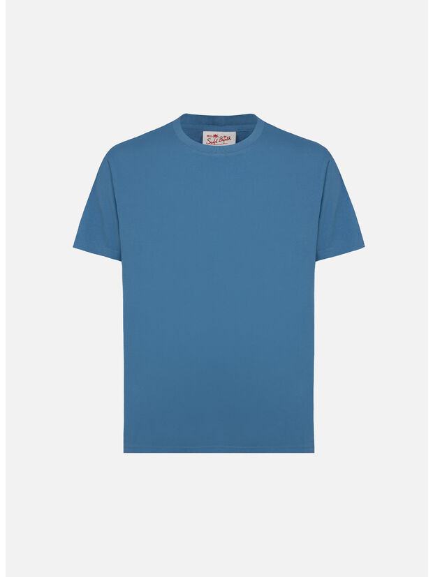 T-SHIRT DOVER IN JERSEY DI COTONE CON RICAMO ST. BARTH, 00195H 33 EMB, large