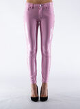 PANTALONE SKINNY VINYL, ROSA, thumb