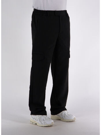 PANTALONE RELAXED, 01 BLACK, small