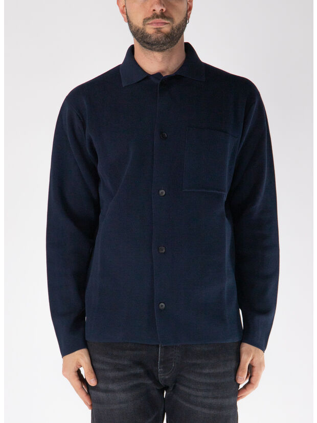 CAMICIA IN MAGLIA CON TASCA, 890, large