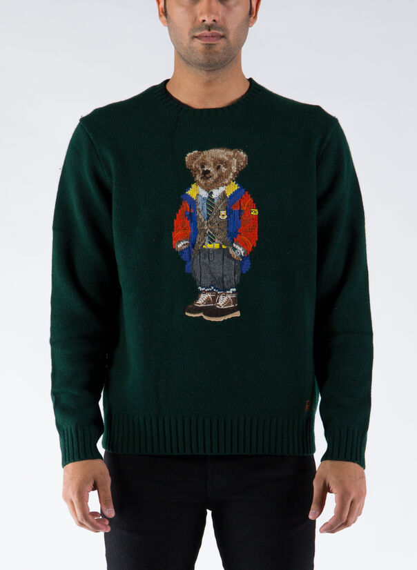 MAGLIONE TEDDY, HUNTCLUBGREEN, large