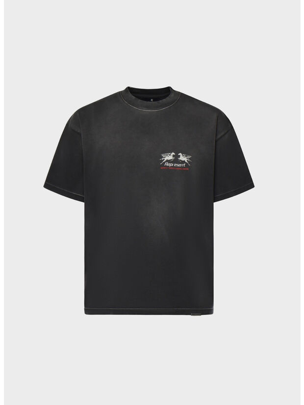 T-SHIRT 24 HOUR SERVICE, 04 STAINED BLACK, large