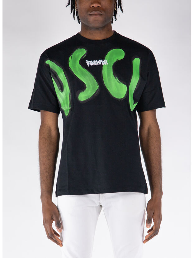 T-SHIRT BIG LOGO, NERO, large