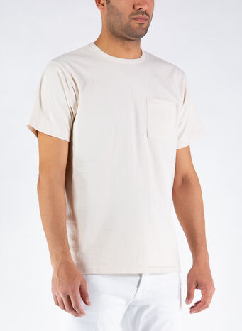 T-SHIRT BASIC, OFF, small