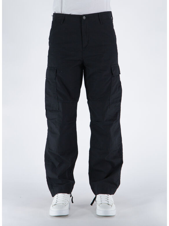 PANTALONE REGULAR CARGO, 8902 BLACK RINSED, medium