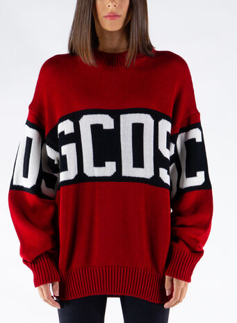 MAGLIONE LOGO, RED, small