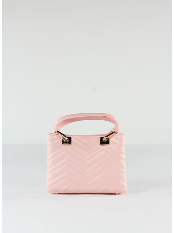 BORSA FLAT MISSY SMALL WAVE, NUDE / LIGHT GOLD, medium