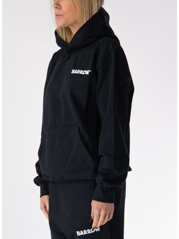 FELPA HOODIE ICONIC SMILE UNISEX, 110 NERO/BLACK, small
