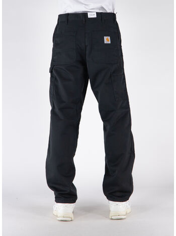 PANTALONE DOUBLE KNEE, 8902 BLACK RINSED, small