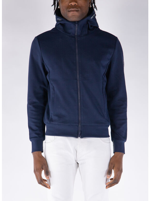 FELPA HOODIE YOJI FULL ZIP, 790 NAVY, large