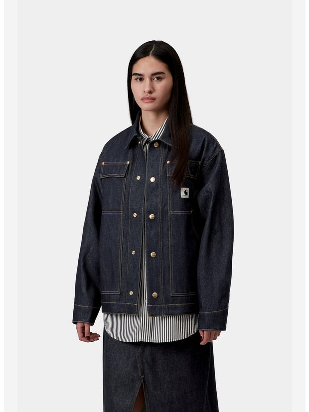 GIUBBOTTO OG ARTIC SMITH DENIM, 0101 BLUE RIGID, large
