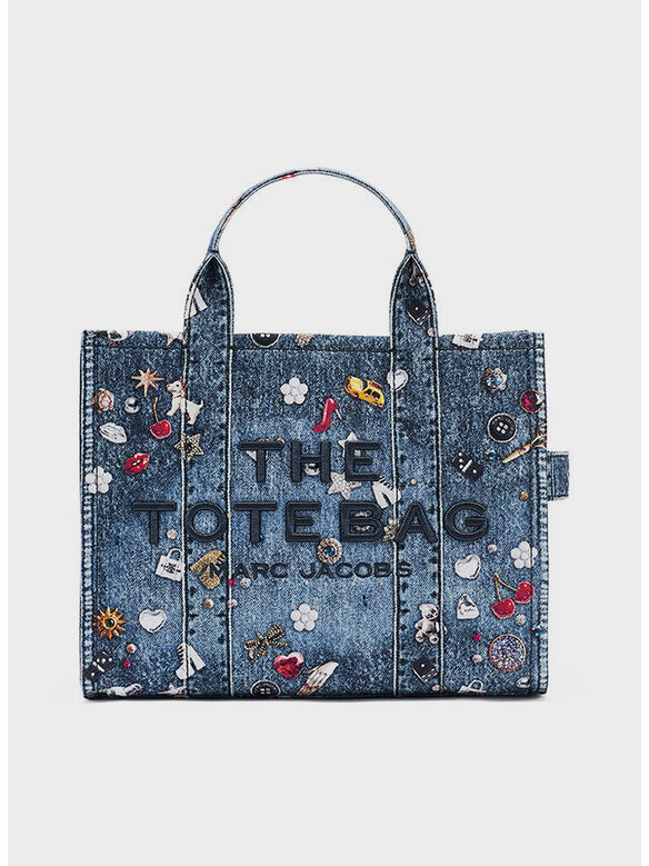BORSA TOTE S, 454 MEDIUM WASH MULTI, medium