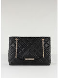 BORSA SHOPPER QUILTED, 000 NERO, thumb