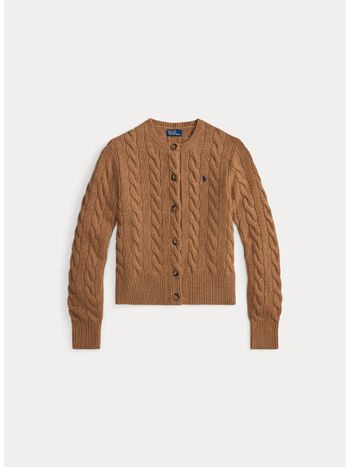 CARDIGAN INTRECCIATO, COLLECTION CAMEL, small