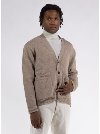 CARDIGAN LANGDALE, OATMEAL, small