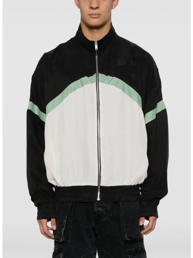 FELPA FULL ZIP AWAKING, 1869 BLACK/GREEN, large