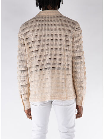 CAMICIA IN MAGLIA YASU, CREAM KNIT, small
