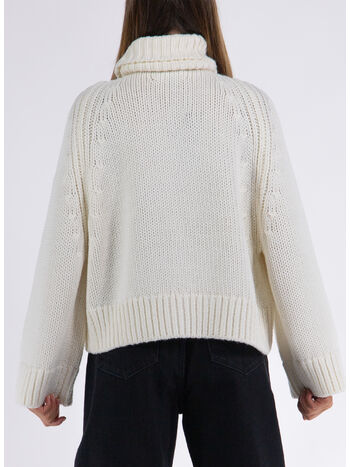MAGLIONE BEAUTY, 8000 WHITE, small