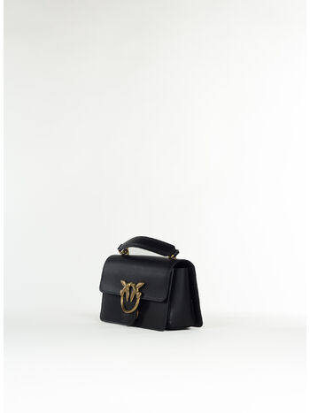 BORSA MINI LOVE ONE LIGHT, Z99Q NERO ORO, small