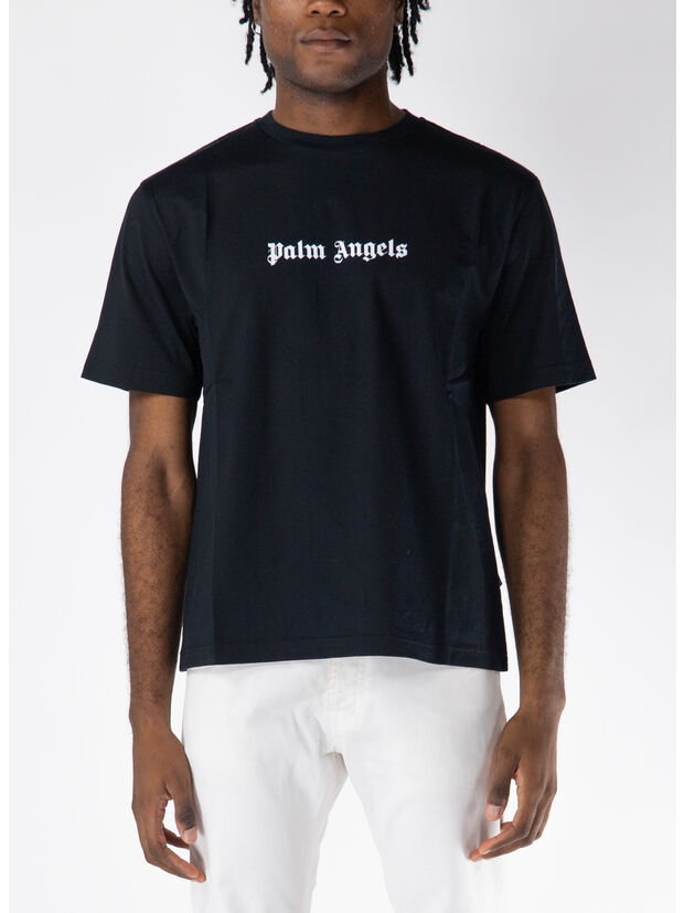 T-SHIRT CLASSIC LOGO, 1001 BLACK/WHITE, large
