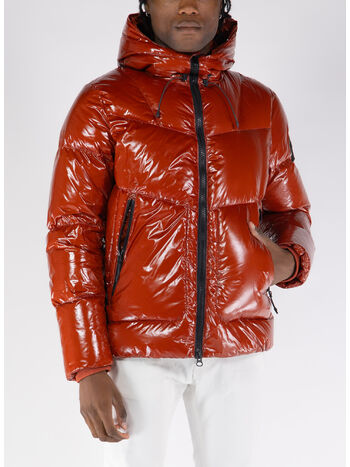 PIUMINO CON CAPPUCCIO, 553 PICCANTE RED, small