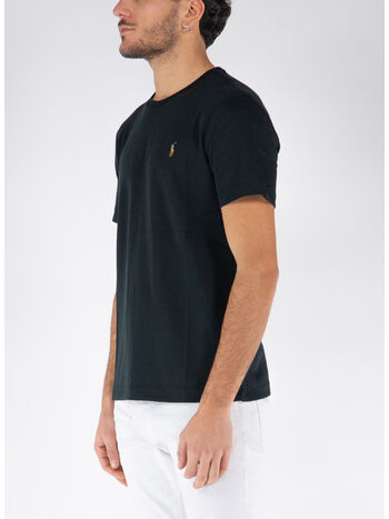 T-SHIRT CON LOGO, POLO BLACK, small