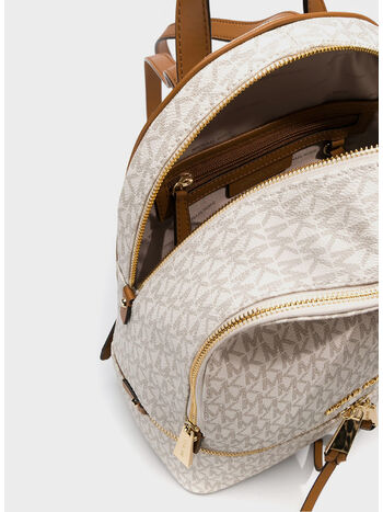 ZAINO RHEA MEDIO CON LOGO, VANILLA, small