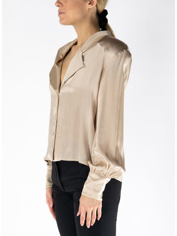 CAMICIA A RASO, 1332 ECRU, small