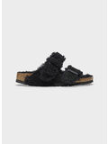 CIABATTA ARIZONA SPLIT SHEARLING TEDDY, BLACK, thumb