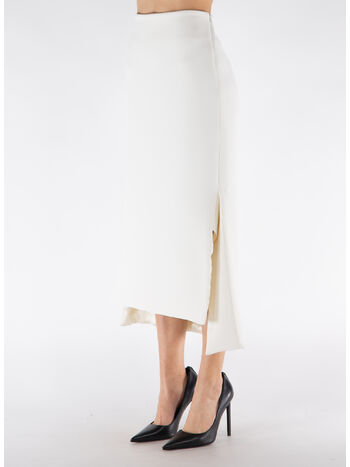 GONNA MIDI ADELFI, 004 IVORY, small